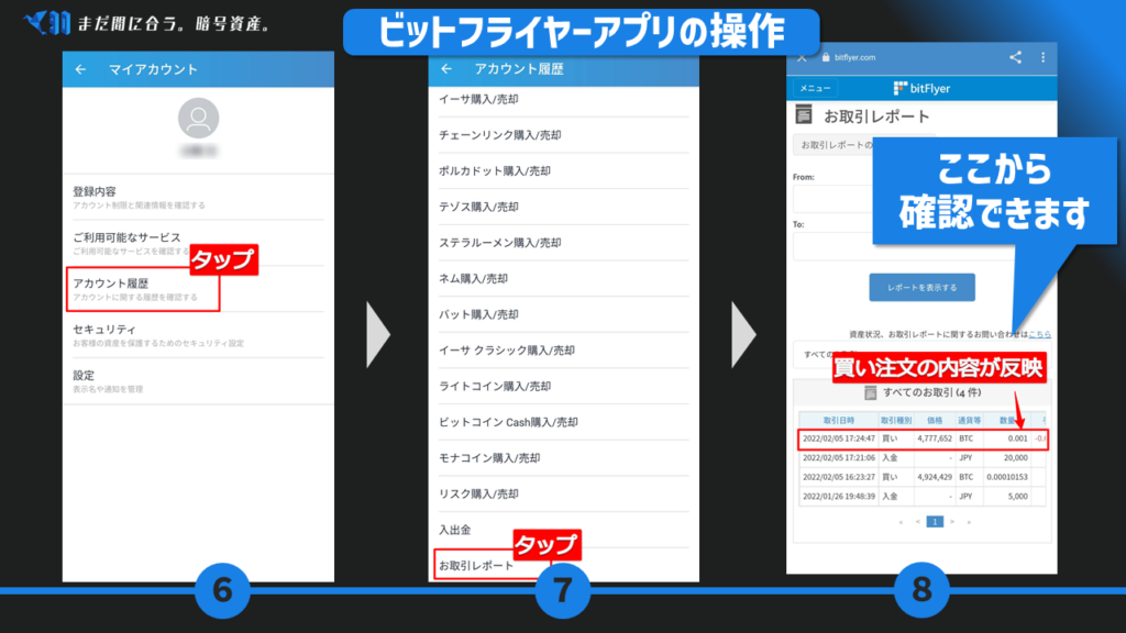 ビットフライヤー簡単取引所購入